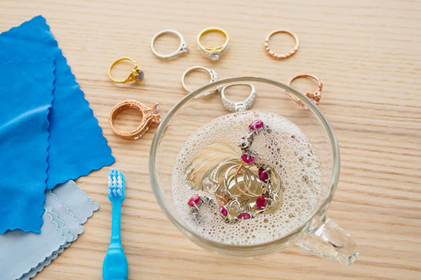 تمیز کردن طلا