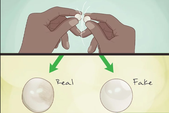 تشخیص مروارید اصل از تقلبی