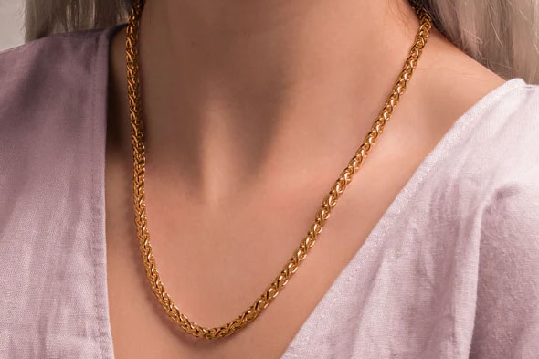 انواع زنجیر طلا زنانه