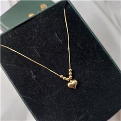 Gold-heart-and-ball-necklace