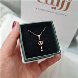 Gold-key-pendant