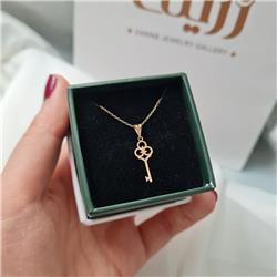 Gold-key-pendant