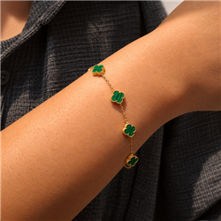 Van-Cleef-style-bracelet-green01