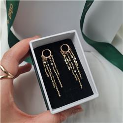 Gold-tassel-earrings