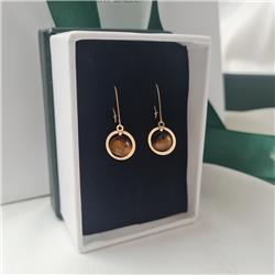 Tiger-Eye-Gold-Earrings