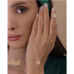Gold-Quartz-Earring