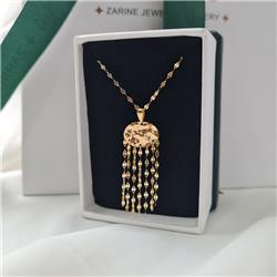 Gold-hammered-tassel-pendant