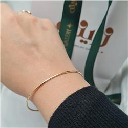 Mirror-gold-bangle