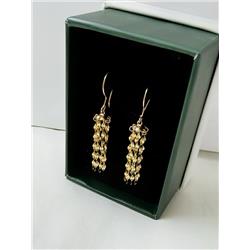 Indian-gold-sequin-earrings