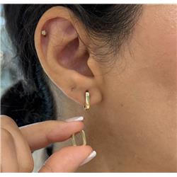 Hermes-gold-earrings