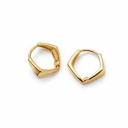 Geometric-gold-earrings