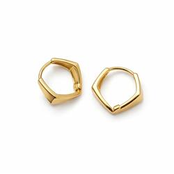 Geometric-gold-earrings
