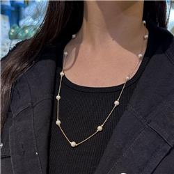 Gold-pearl-necklace