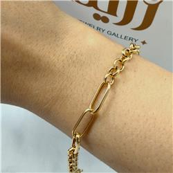 Hermes-Rollo-gold-bracelet
