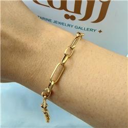 Hermes-gold-chain-bracelet
