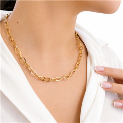 Hermes-diamond-chain-gold-chain