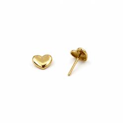 3D-heart-stud-gold-earrings