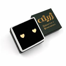 Flat-heart-stud-gold-earrings