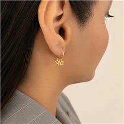 Gold-hoop-earrings
