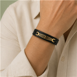 mens-leather-gold-bracelet-18k25