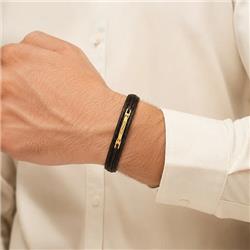 infinity-gold-leather-bracelet