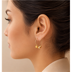 Gold-dangle-earrings