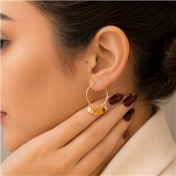 Gold-dangle-earrings