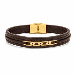 Leather-chain-bracelet