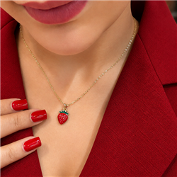 Strawberry gold pendant55