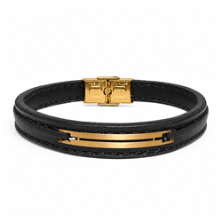 Gold-leather-gift bracelet07