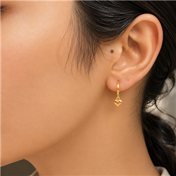 Minimalist-heart-earrings