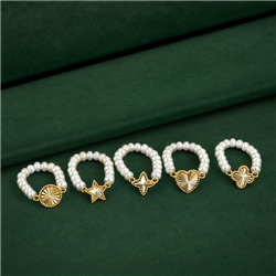 Cut-pearl-ring