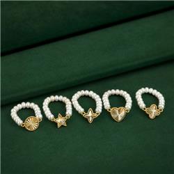 Cut-pearl-ring