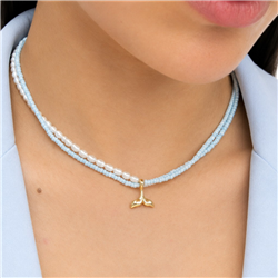 Pearl whale tail necklace3