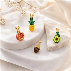 Fruit-gold-pendant