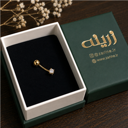 Single-stone-navel-piercing