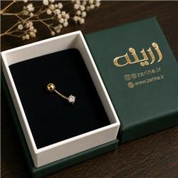 Single-stone-navel-piercing