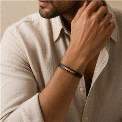Cuneiform-leather-bracelet-model