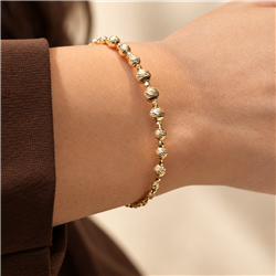 graduated-cut-bead-gold-bracelet2
