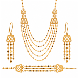 Moroccan-gold-necklace-set