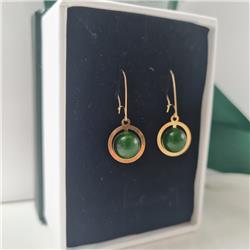 Jade-gold-earrings