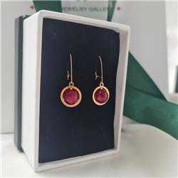 Red-agate-gold-earrings