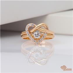 Jewel-heart-ring