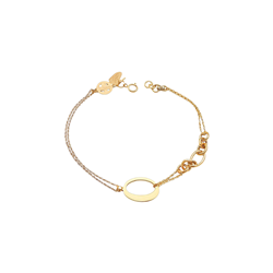 Double-row-chain-bracelet