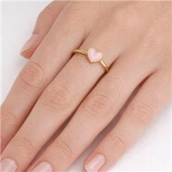 Enamel-heart-ring