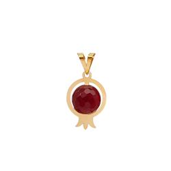 Pomegranate-gold-plaque