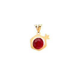 Pomegranate-gold-plaque