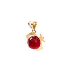 Pomegranate-gold-plaque