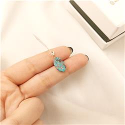 Turquoise-gold-pendant