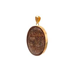 Turquoise-gold-pendant